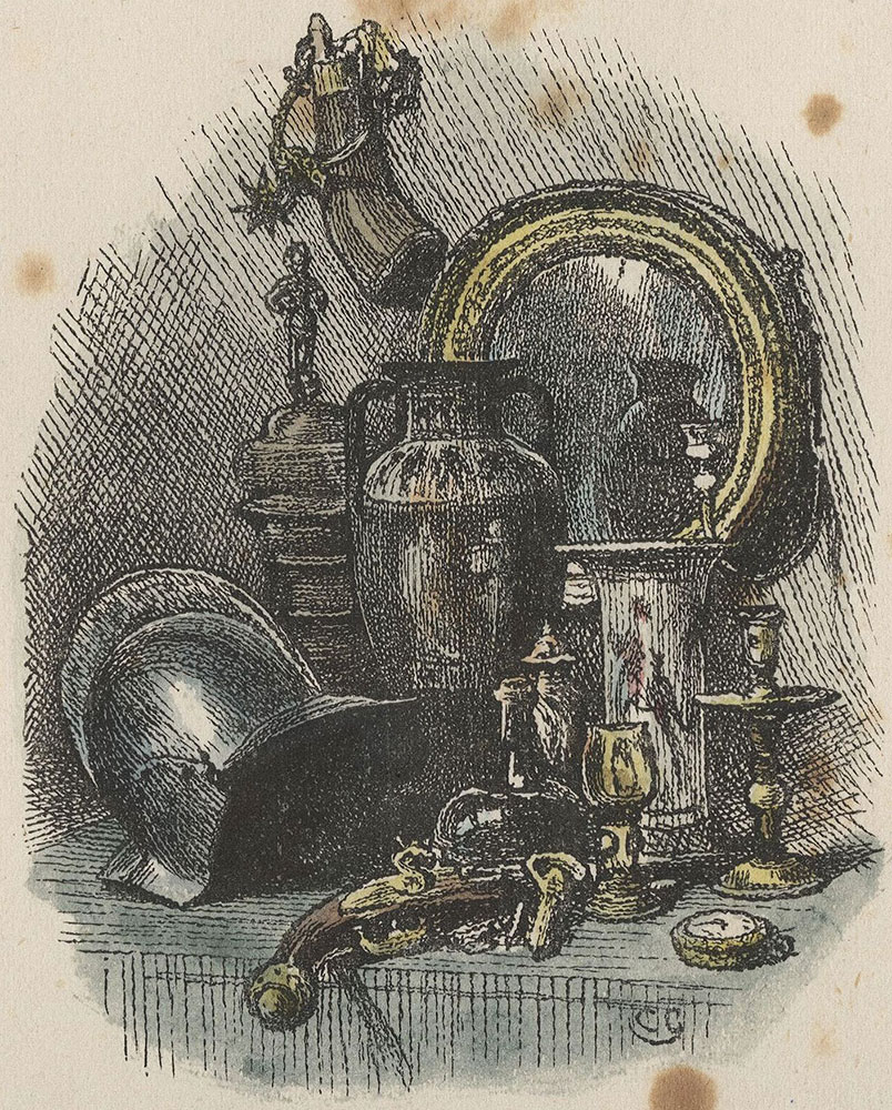 Illustrations to Old Curiosity Shop--Title illustration