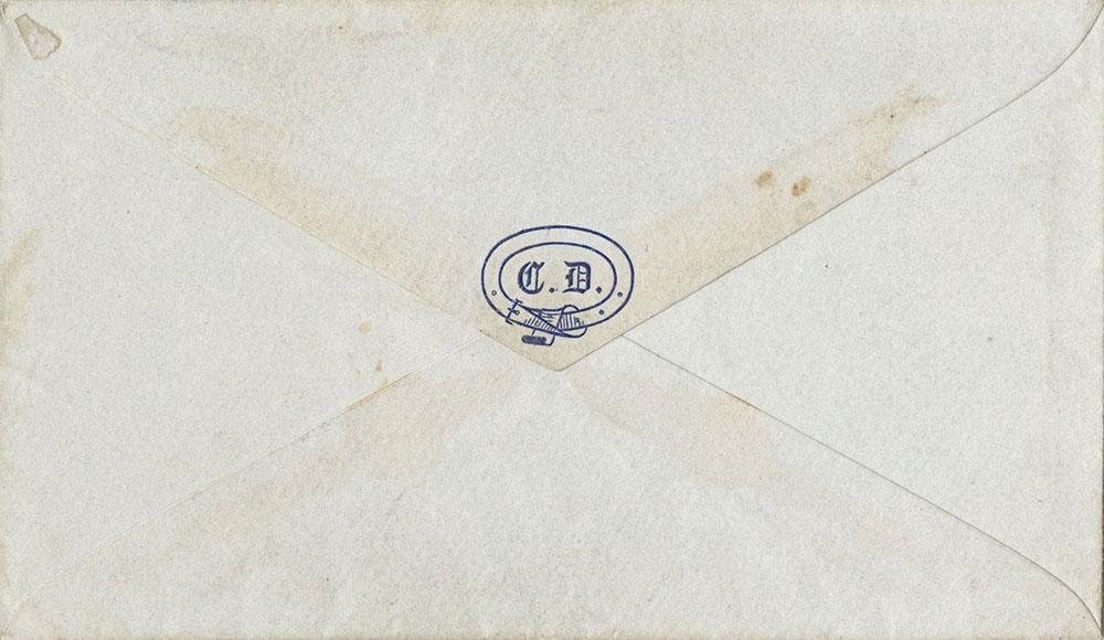 Envelope for ALs to James T. Fields