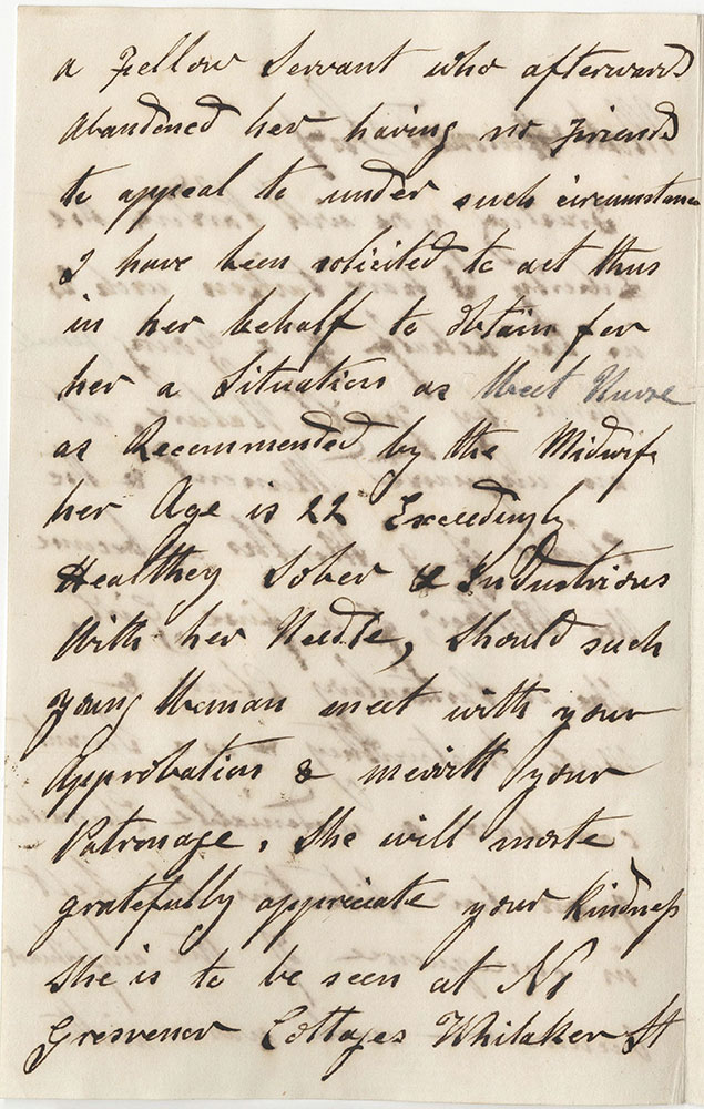 Original Locock Letter - ALs to Sir Charles Locock