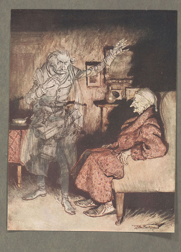 A Christmas Carol illustrated by Arthur Rackham