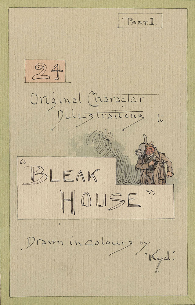 Illustrations of Characters in Dickens's Bleak House--Original Character Illustrations