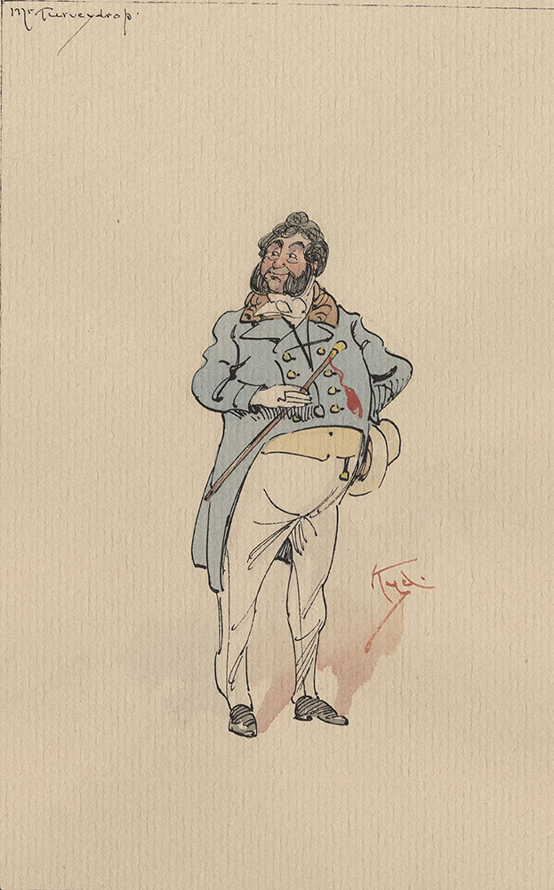 Illustrations of Characters in Dickens's Bleak House--Mr Turveydrop
