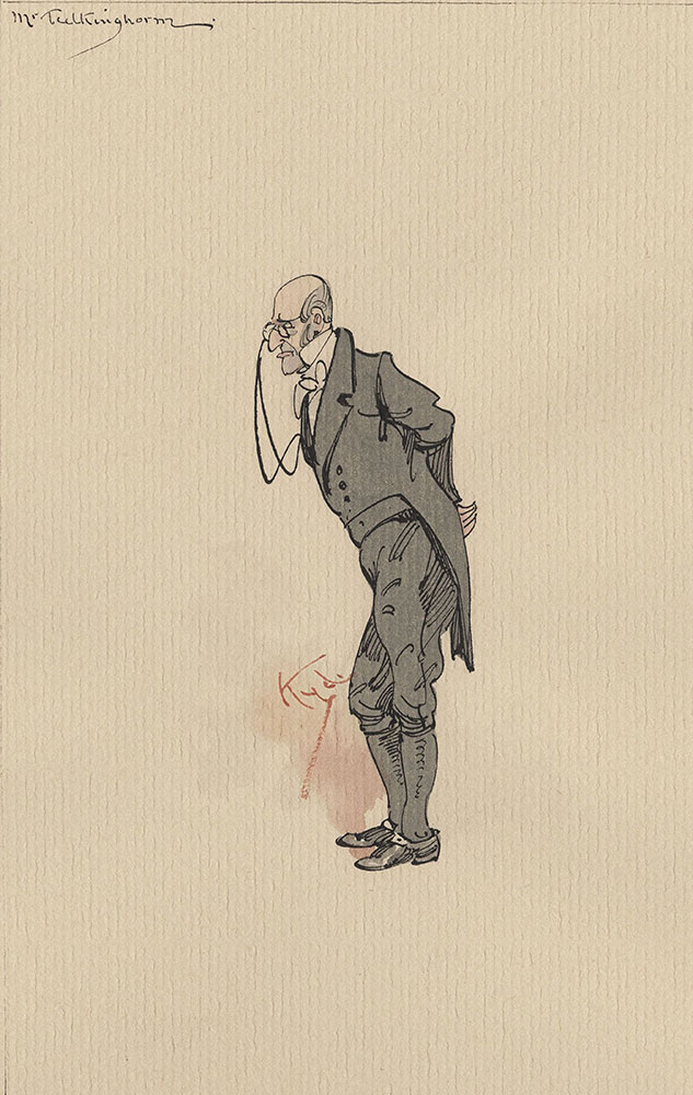 Illustrations of Characters in Dickens's Bleak House--Mr Tulkinghorn