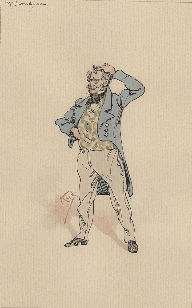 Illustrations of Characters in Dickens's Bleak House--Mr Jarndyce