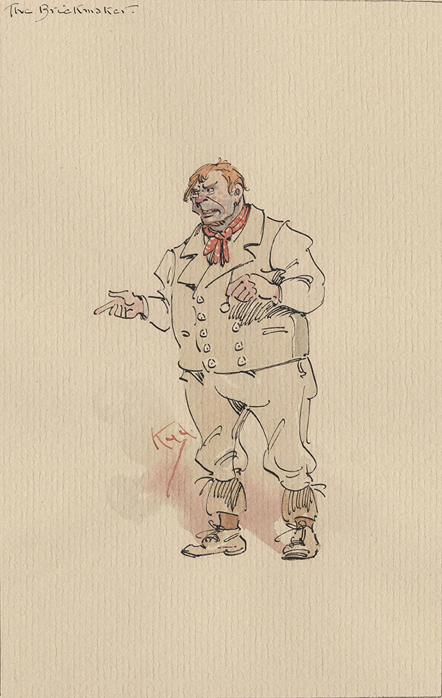 Illustrations of Characters in Dickens's Bleak House--The Brickmaker