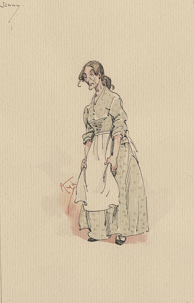 Illustrations of Characters in Dickens's Bleak House--Jenny