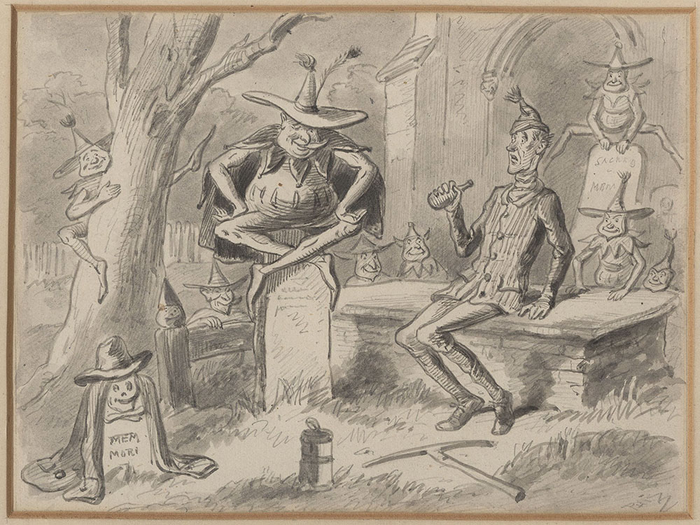 Illustration of a scene from Dickens's Pickwick papers