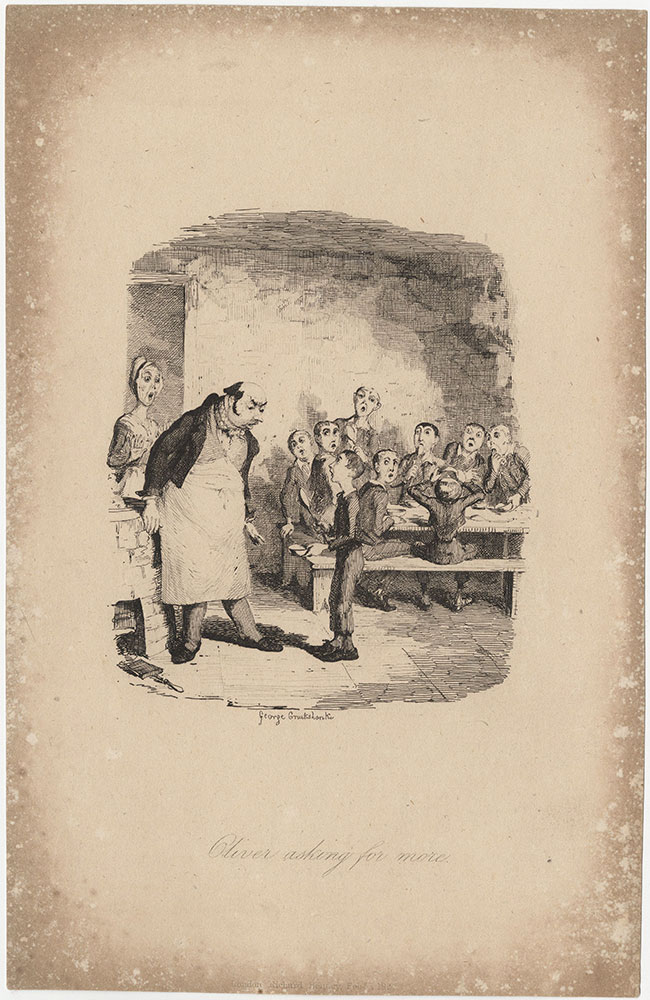 Engraved plate from Oliver Twist