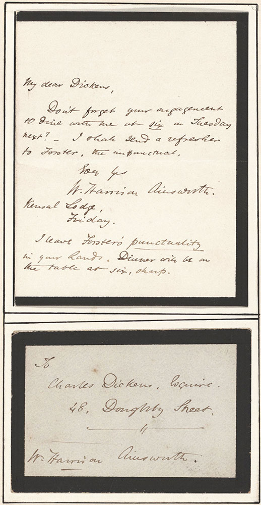 Egg Album with Charles Dickens association items