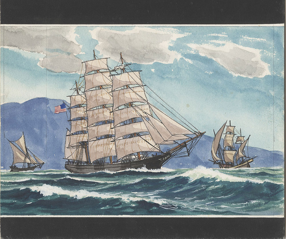 Cosgrave - Sailing the Seven Seas - Preliminary Art