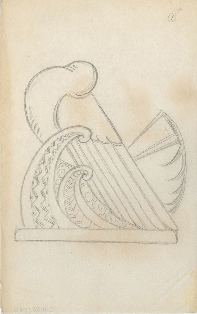 Milhous Sketch - Abstract Waves and Wings