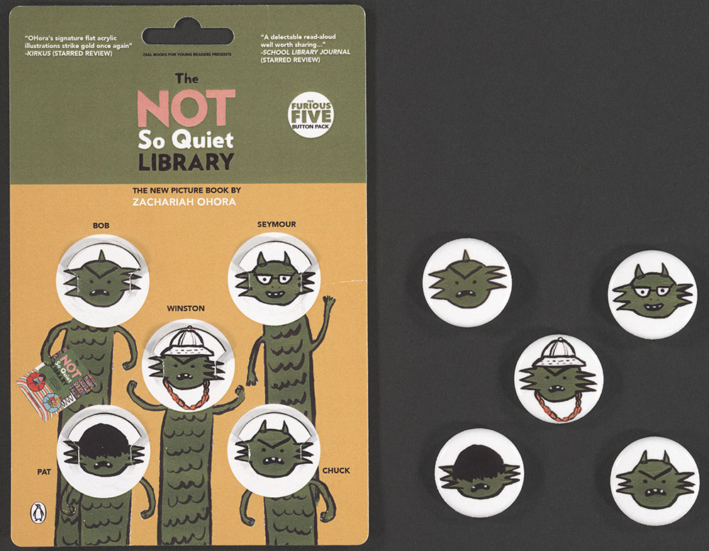 Ohora - Button Set - The Not So Quiet Library