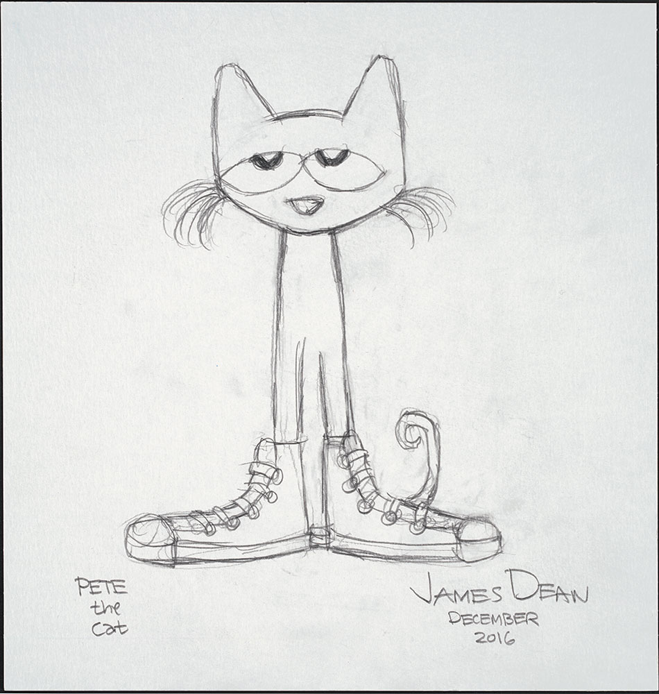 Dean - Pete the Cat- Shoes sketch
