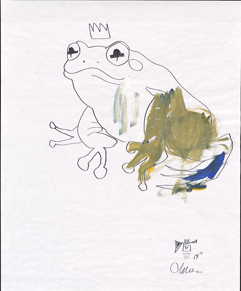 Esperanza - Red Yellow Blue (and a Dash of White Too!) - Frog Prince Sketch