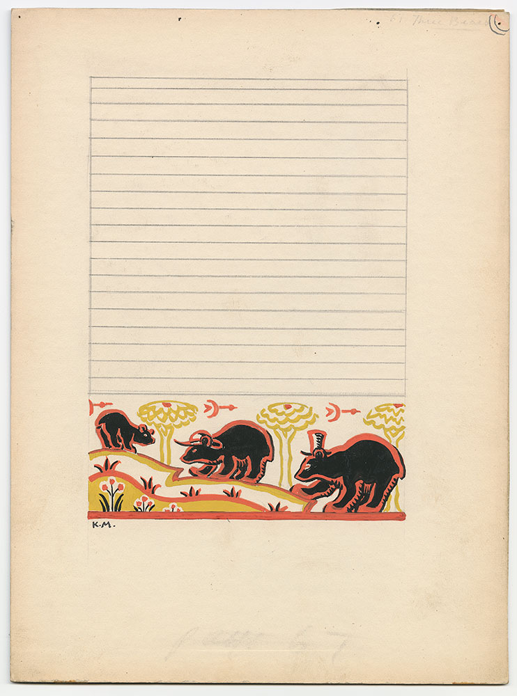 Spot Design for The Three Bears (Pg. 66)