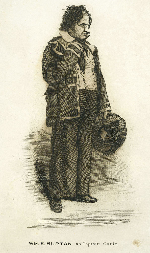 WM. E. Burton As Captain Cuttle