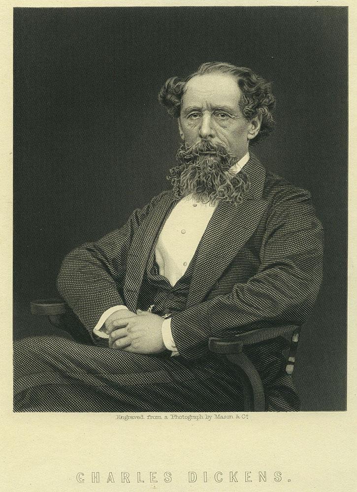 Charles Dickens - Portrait after Photograph by Watkins