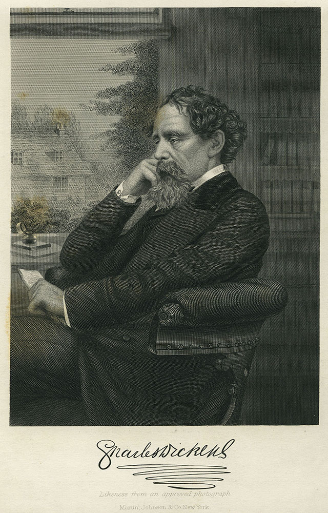 Charles Dickens - Portrait from Photograph by Watkins
