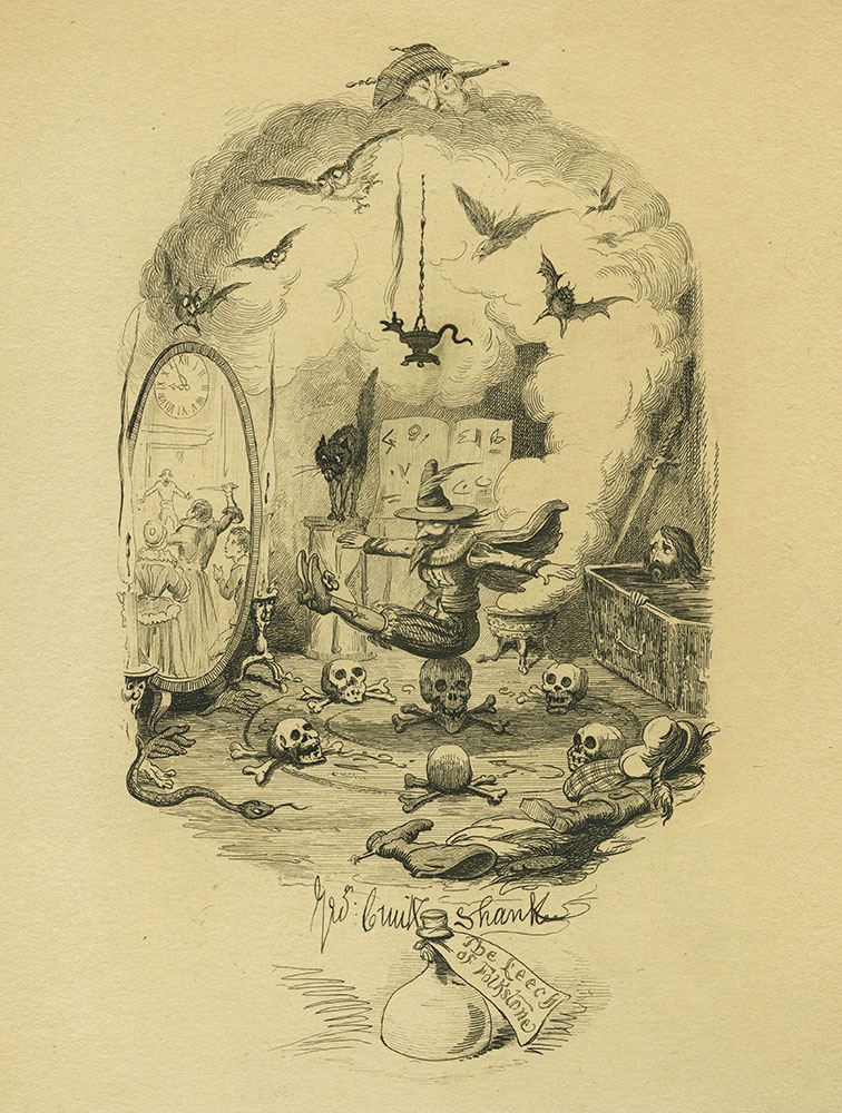 The Leech of Folkstone - George Cruikshank Illustration