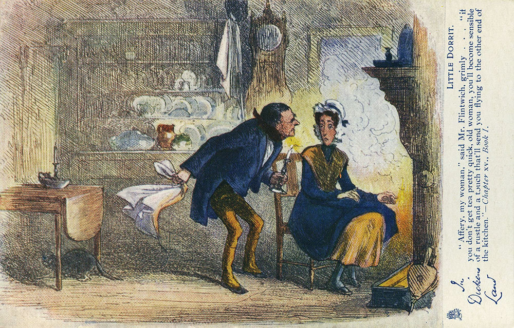 In Dickens Land - Little Dorrit Postcard