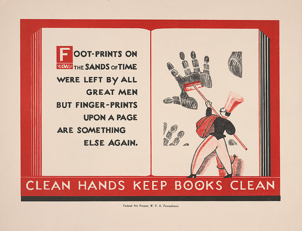 Clean Hands Keep Books Clean