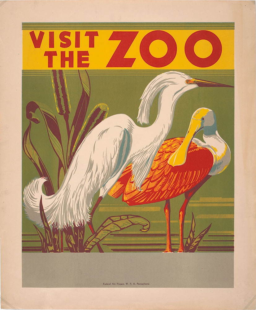visit the zoo poster