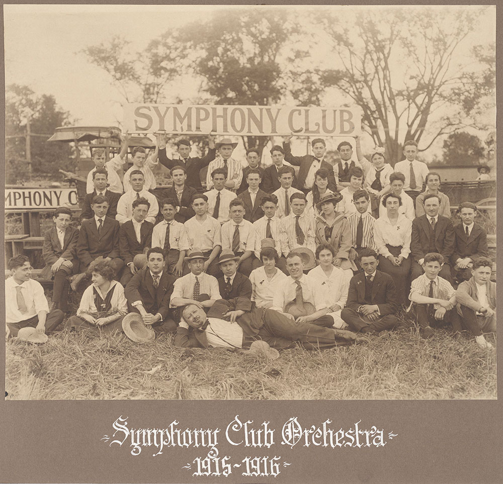 Symphony Club Orchestra 1915-1916