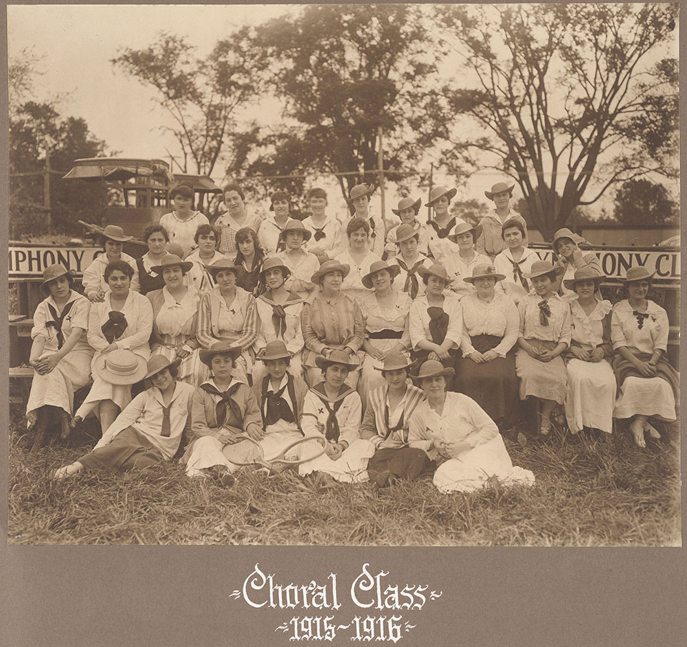 Choral Class 1915-1916