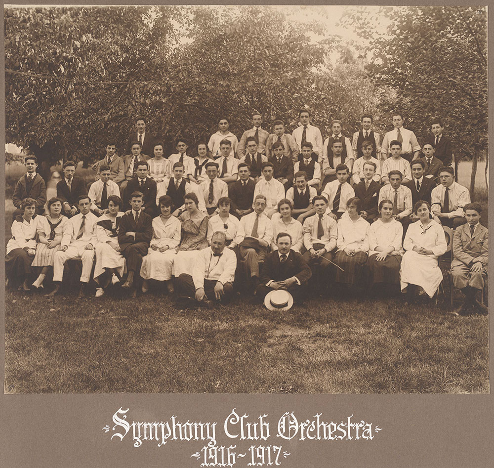 Symphony Club Orchestra 1916-1917