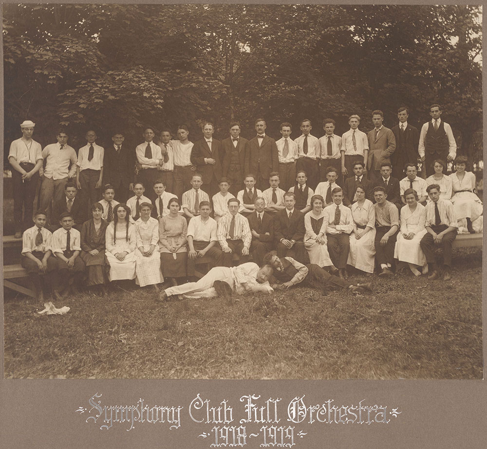 Symphony Club Full Orchestra 1918-1919