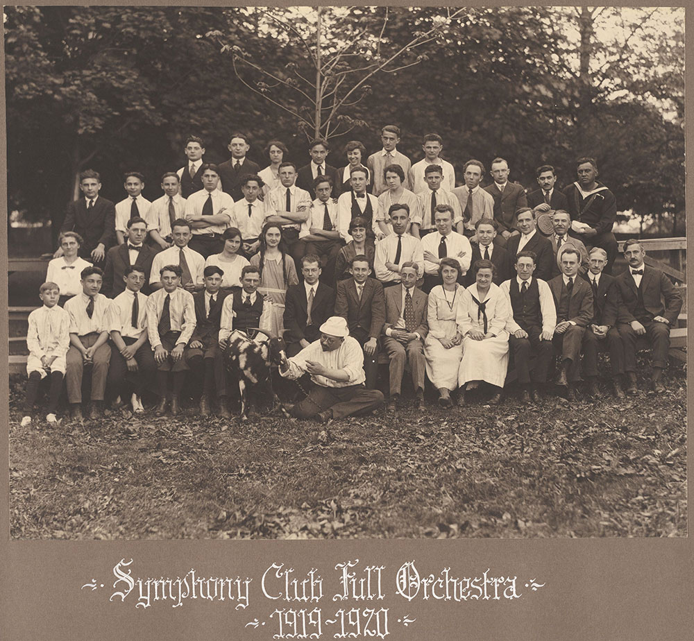 Symphony Club Full Orchestra 1919-1920