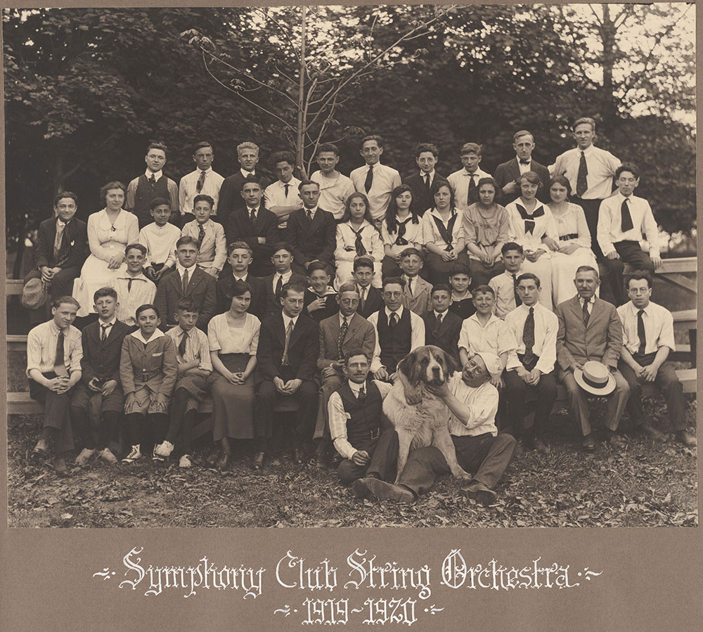 Symphony Club String Orchestra 1919-1920