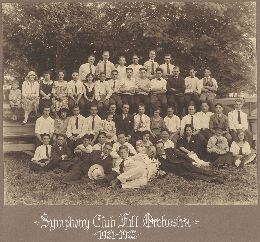 Symphony Club Full Orchestra 1921-1922