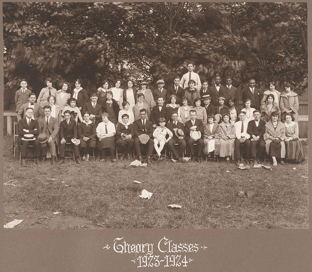 Theory Classes 1923-1924