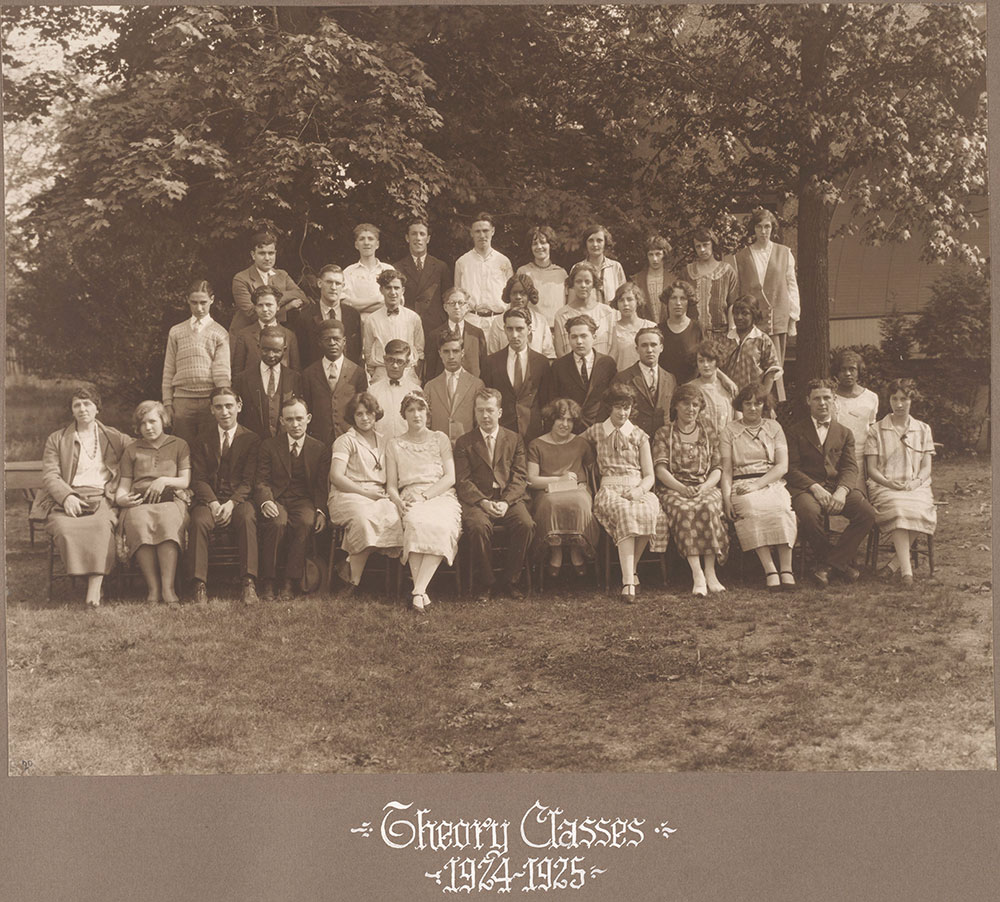 Theory Classes 1924-1925