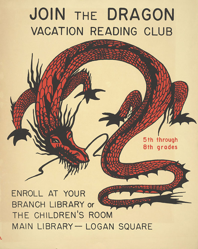 Undated - Join the Dragon Vacation Reading Club - Poster