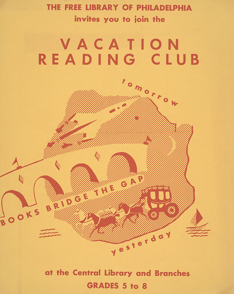 Undated - Vacation Reading Club - Books Bridge the Gap - Poster