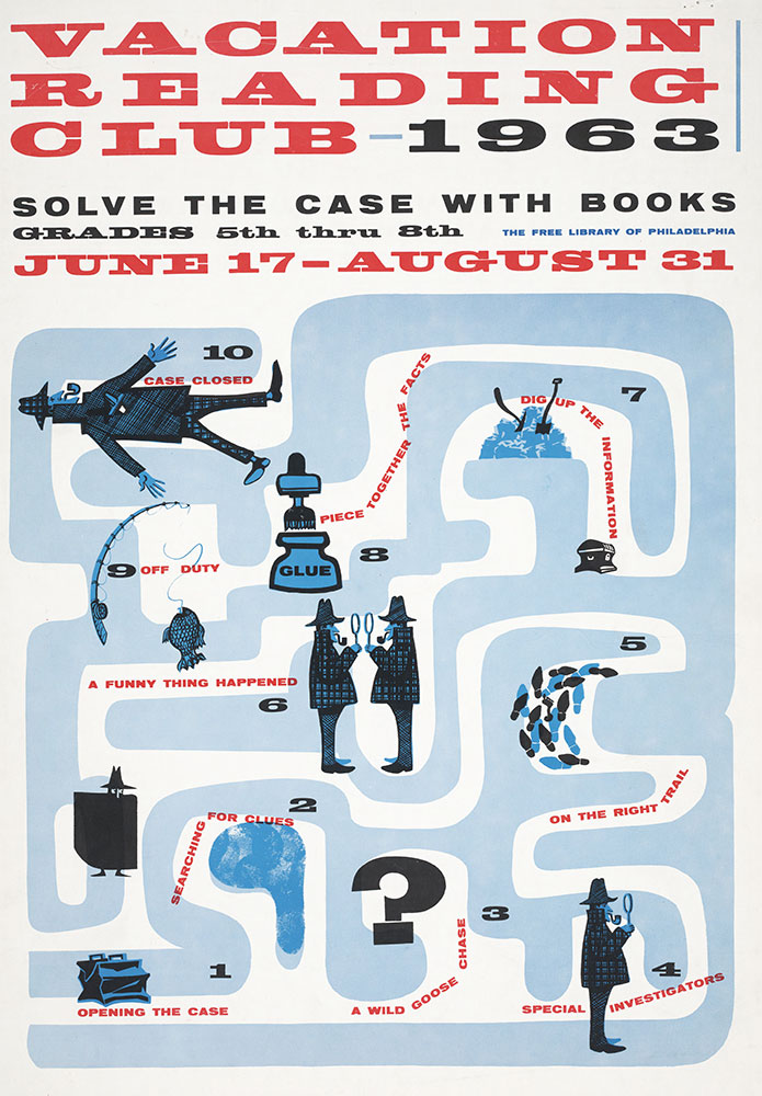 1963 - Vacation Reading Club - Poster