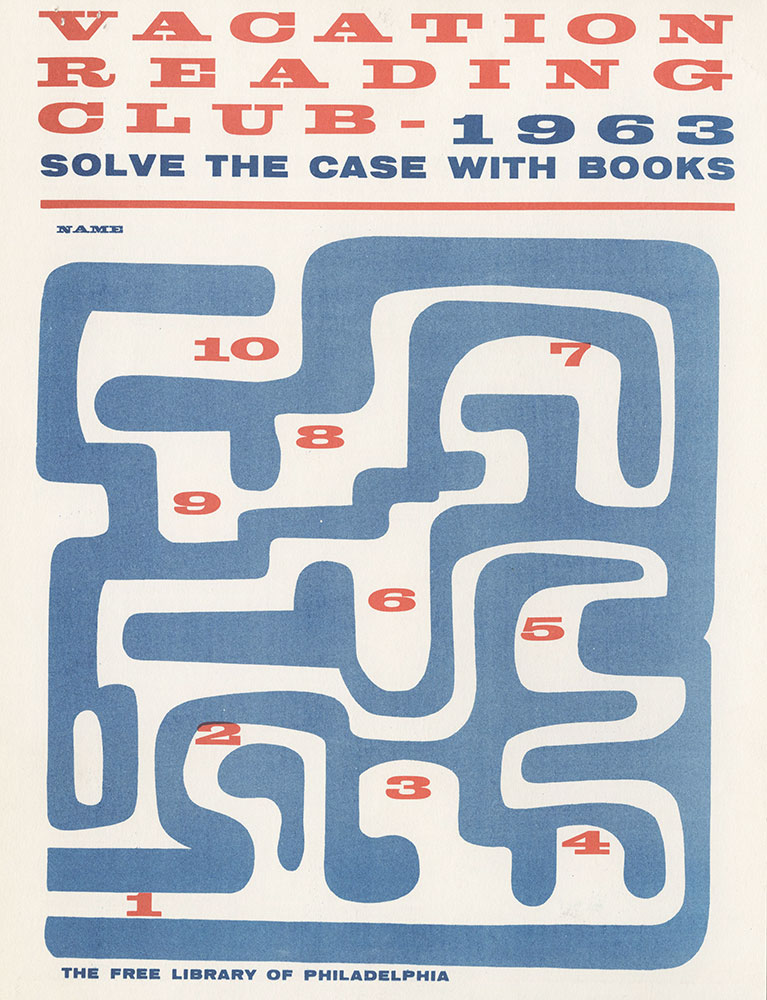 1963 - Vacation Reading Club - Maze