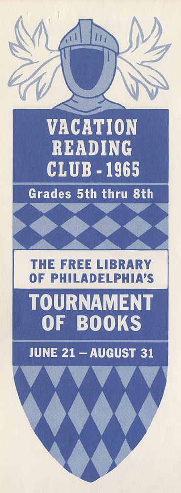 1965 - Vacation Reading Club - Tournament of Books - Bookmark - recto