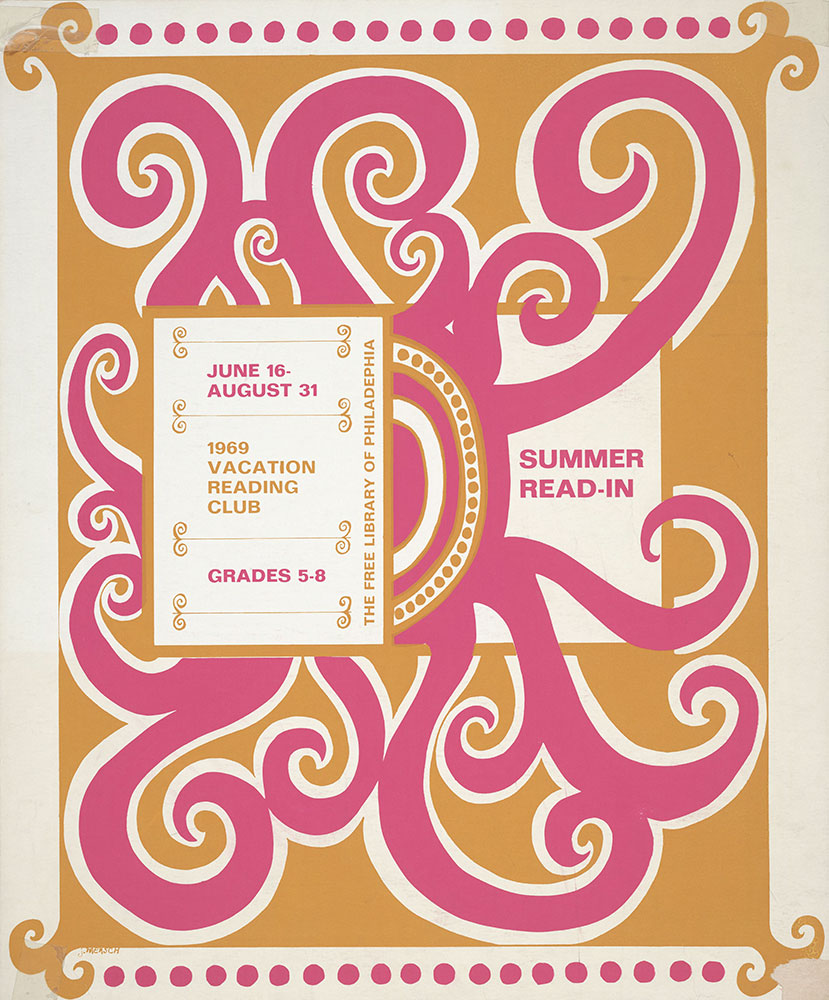 1969 - Vacation Reading Club - Summer Read-In - Poster
