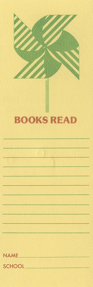 1978 - Junior Vacation Reading Club - Bookmark - verso