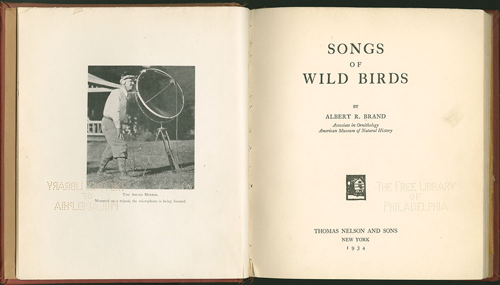 Songs of Wild Birds-Title Page