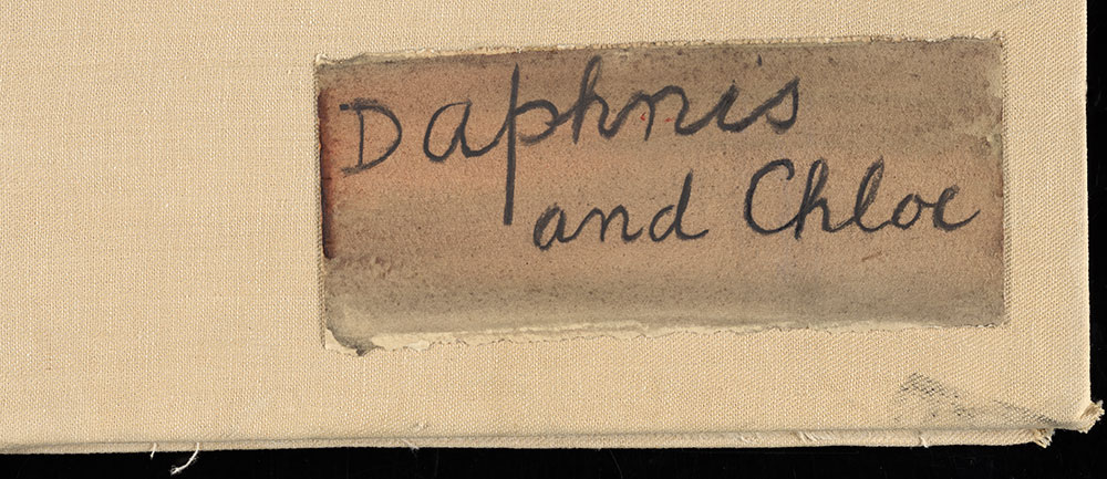 Daphnis and Chloe: Label on Portfolio