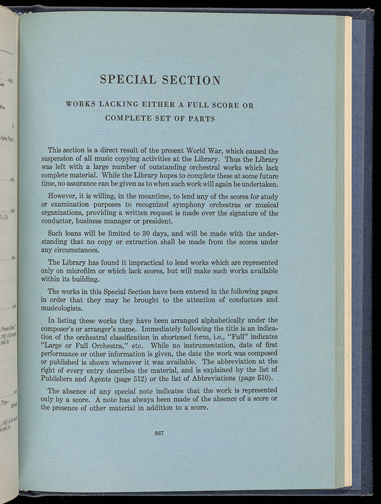 The Edwin A. Fleisher Collection of Orchestral Music: A Descriptive Catalogue