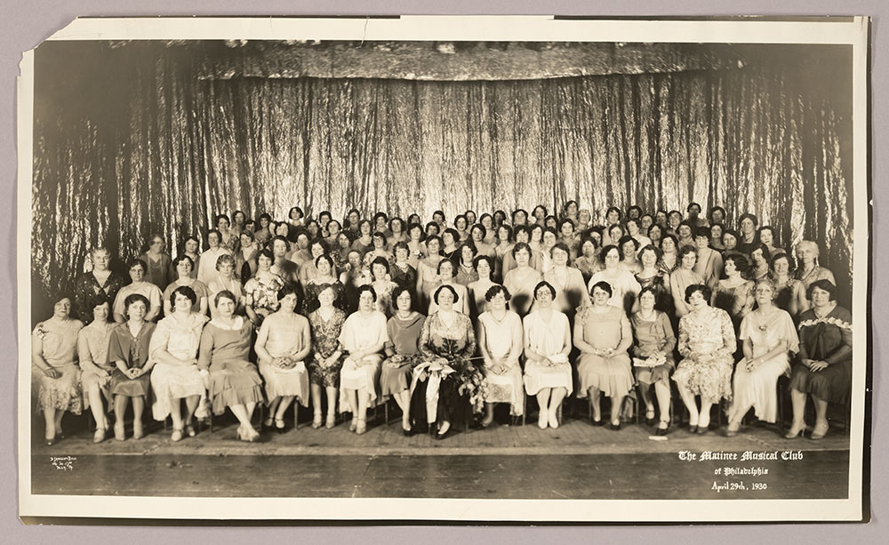 Matinee Musical Club of Philadelphia, April 29th, 1930
