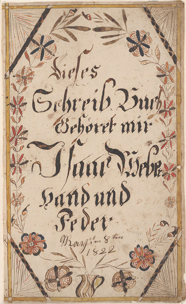 Bookplate (Bücherzeichen) for Isaac Weber