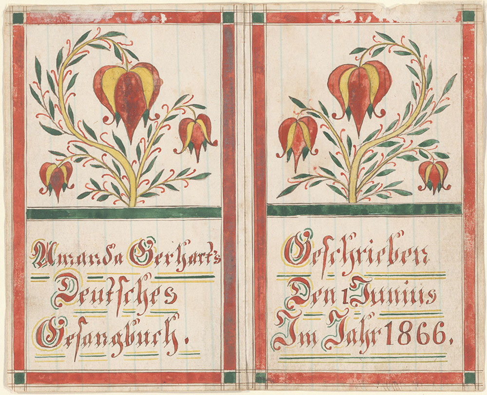 Bookplate (Bücherzeichen) for Amanda Gerhart