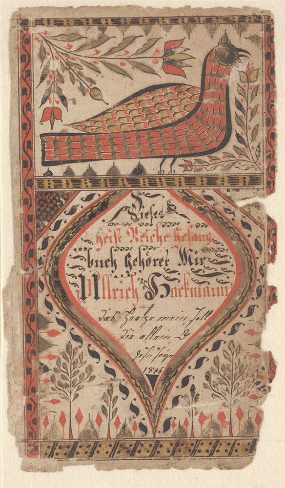Bookplate (Bücherzeichen) for Ullrich Hackmann