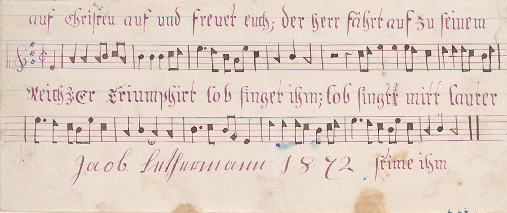 Music for Jacob Luthermann